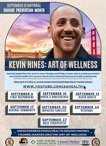 , Kevin Hines | Art of Wellness, Midshore Behavioral Health